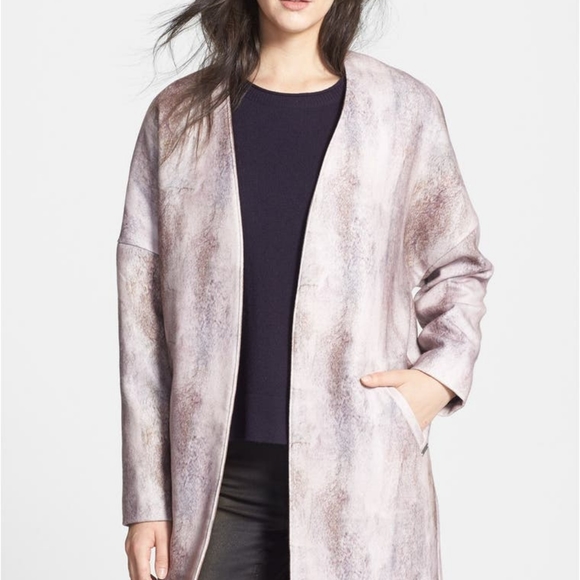 Fur Print Coat - US Size 4 Maison Scotch - Picture 2 of 6